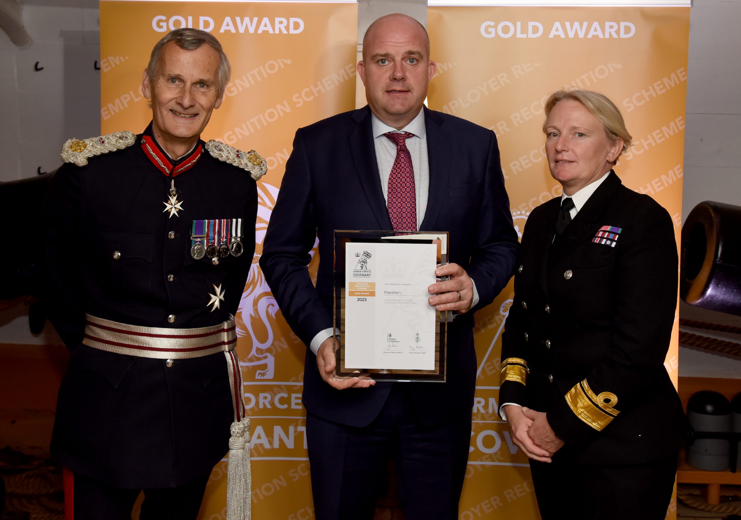 Gold award for our Armed Forces Covenant support | Thakeham