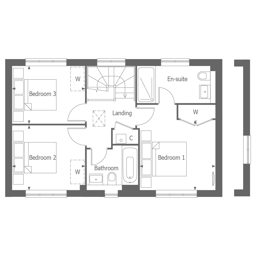 New 3 bed home in Manorwood, Surrey - plot 110 | Thakeham