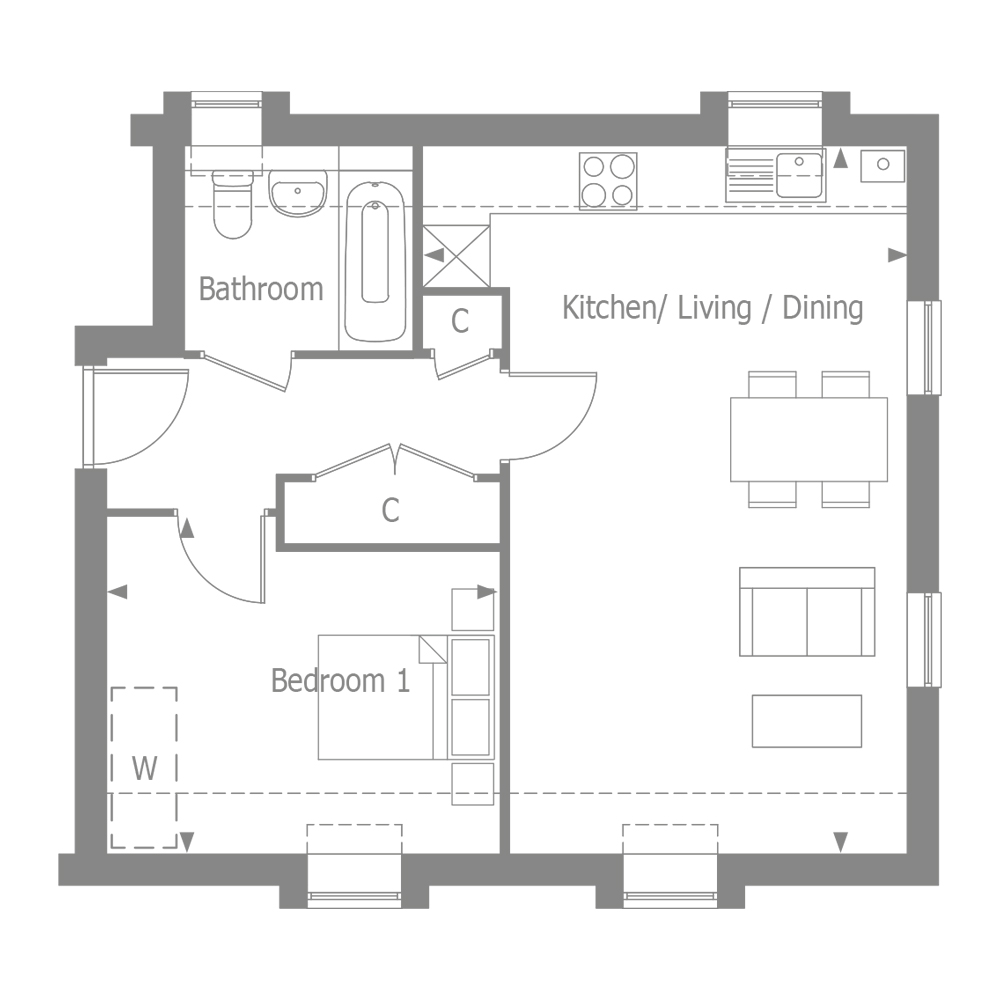 499 Floor Plan Woodgate